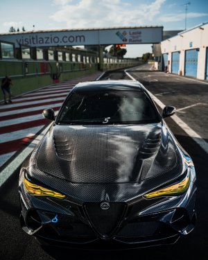 Alfa Romeo Giulia Quadrifoglio GTAm Conversion Kit by PariS'5 GaraGe - Complete Kit - FRP/ Carbon Fiber Combo Alfa Romeo Giulia Quadrifoglio GTAm Conversion Kit by PariS'5 GaraGe - Complete Kit - FRP/ Carbon Fiber Combo